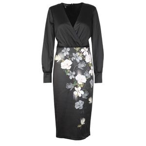 Ted Baker Alithea Opal Long Sleeve Midi Dress